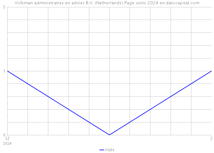 Volkman administraties en advies B.V. (Netherlands) Page visits 2024 