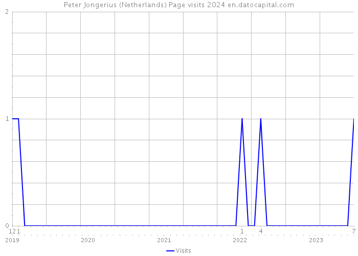 Peter Jongerius (Netherlands) Page visits 2024 