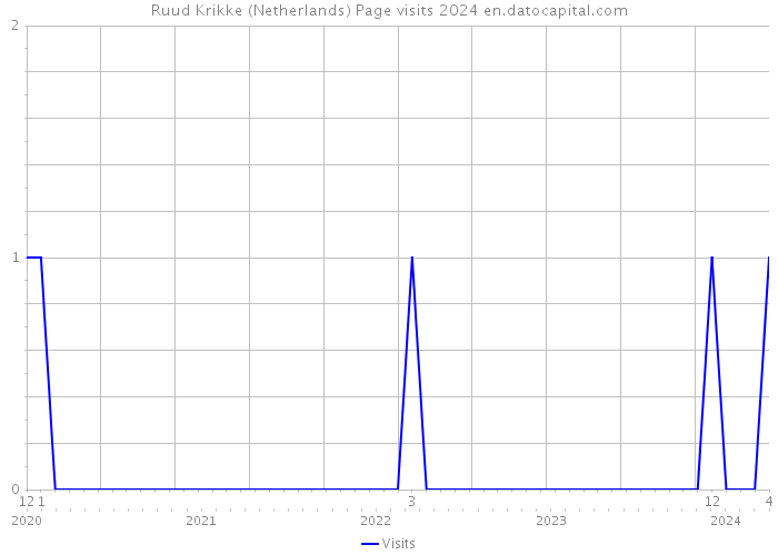Ruud Krikke (Netherlands) Page visits 2024 