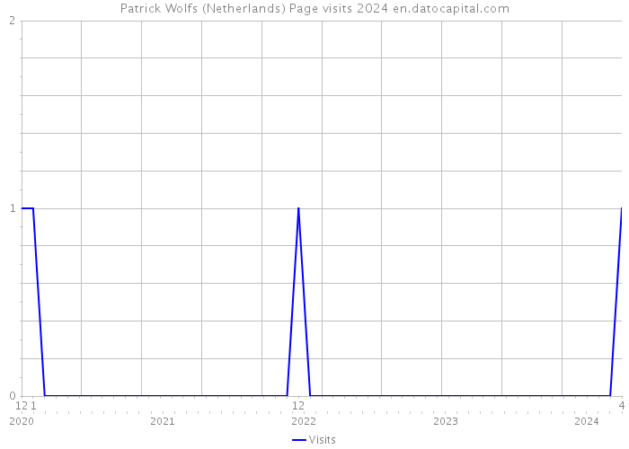 Patrick Wolfs (Netherlands) Page visits 2024 