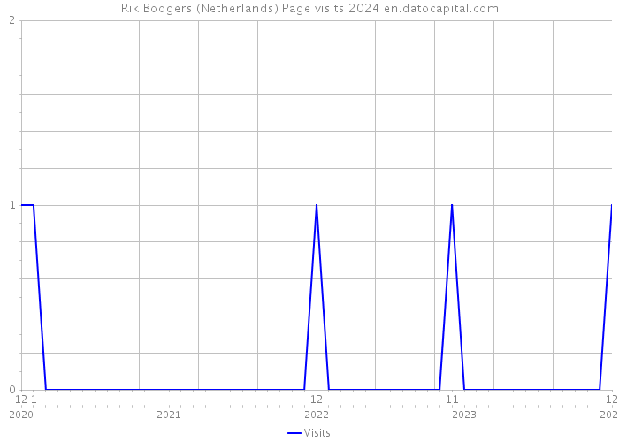 Rik Boogers (Netherlands) Page visits 2024 