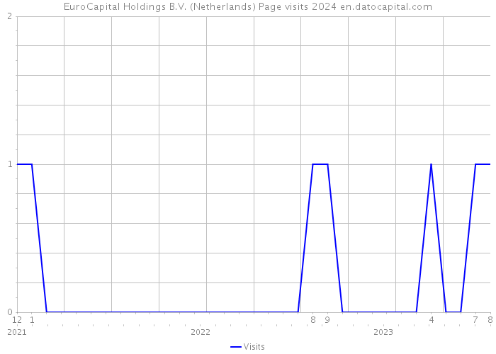EuroCapital Holdings B.V. (Netherlands) Page visits 2024 
