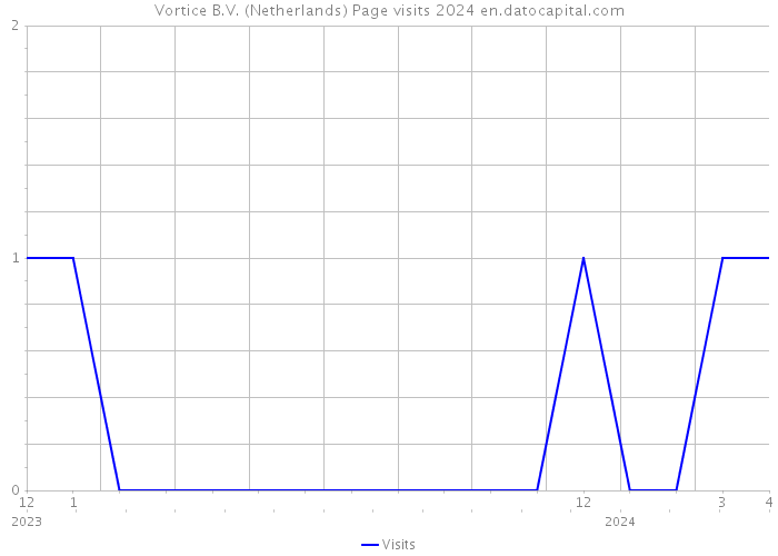 Vortice B.V. (Netherlands) Page visits 2024 