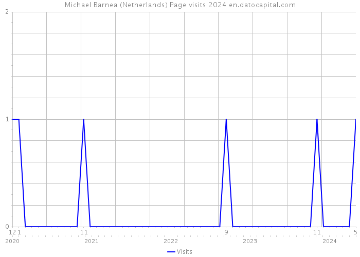 Michael Barnea (Netherlands) Page visits 2024 