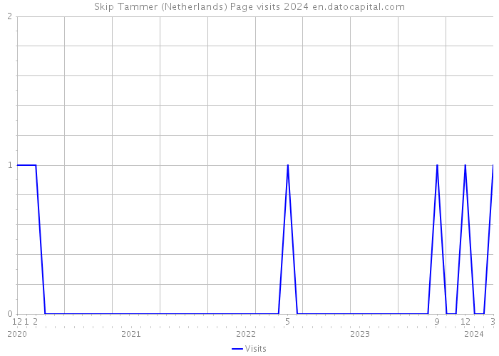 Skip Tammer (Netherlands) Page visits 2024 