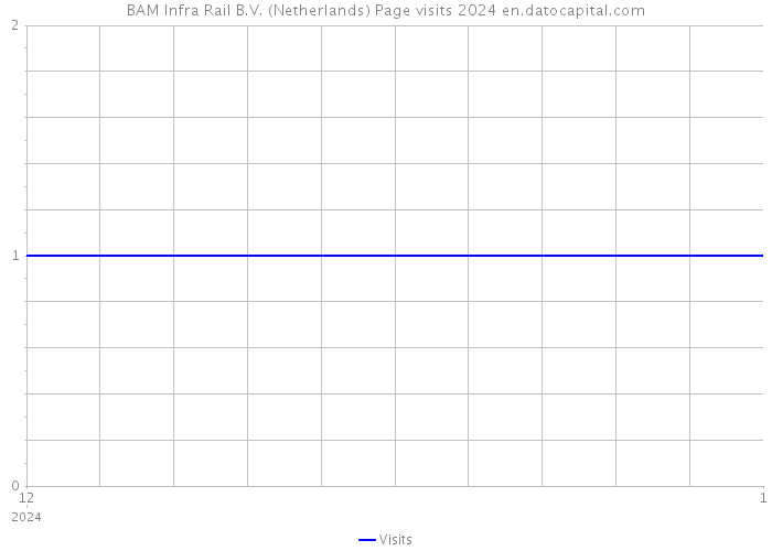 BAM Infra Rail B.V. (Netherlands) Page visits 2024 
