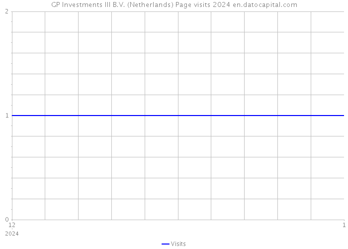 GP Investments III B.V. (Netherlands) Page visits 2024 