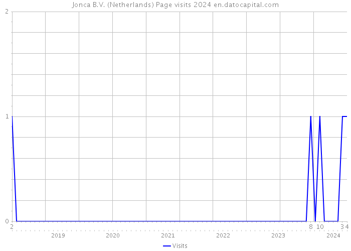 Jonca B.V. (Netherlands) Page visits 2024 