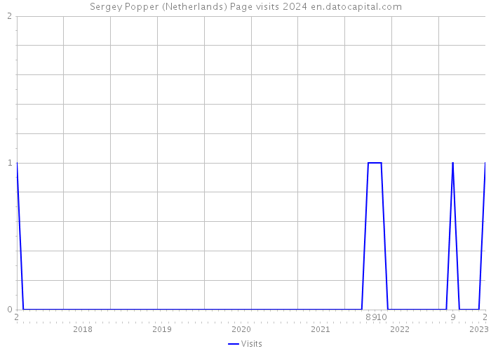Sergey Popper (Netherlands) Page visits 2024 