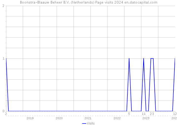Boonstra-Blaauw Beheer B.V. (Netherlands) Page visits 2024 