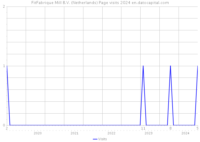 FitFabrique Mill B.V. (Netherlands) Page visits 2024 