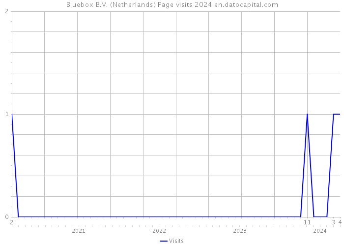Bluebox B.V. (Netherlands) Page visits 2024 