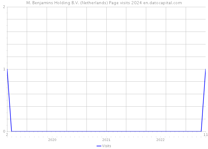 M. Benjamins Holding B.V. (Netherlands) Page visits 2024 