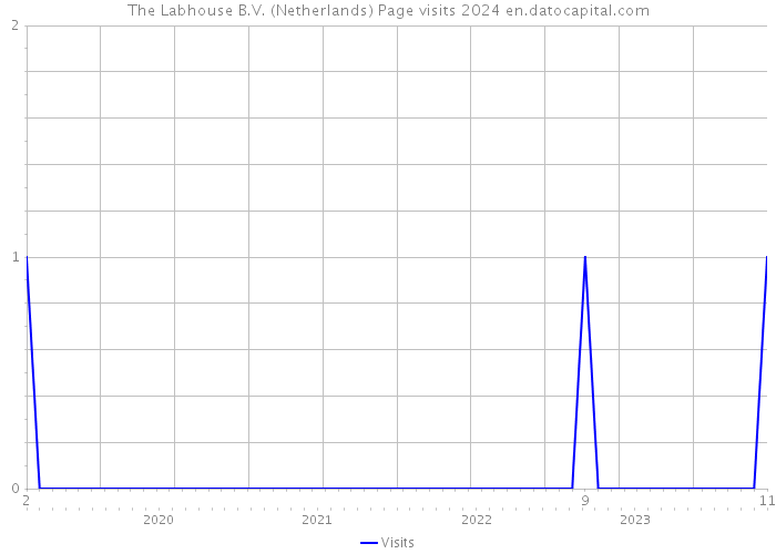 The Labhouse B.V. (Netherlands) Page visits 2024 