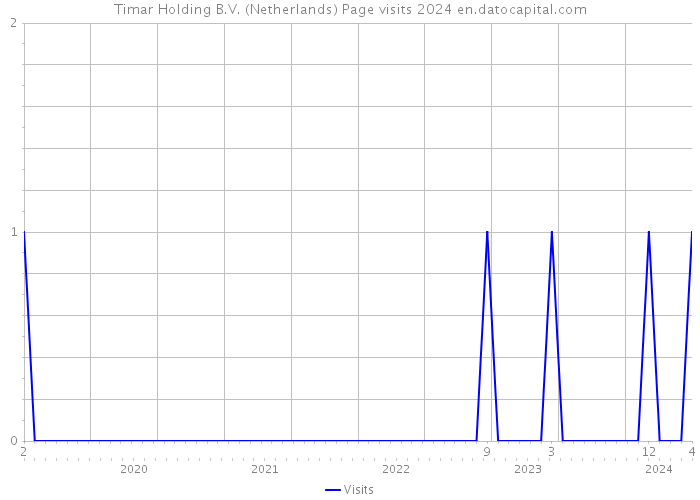 Timar Holding B.V. (Netherlands) Page visits 2024 