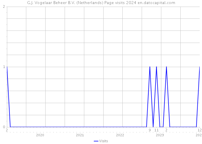 G.J. Vogelaar Beheer B.V. (Netherlands) Page visits 2024 