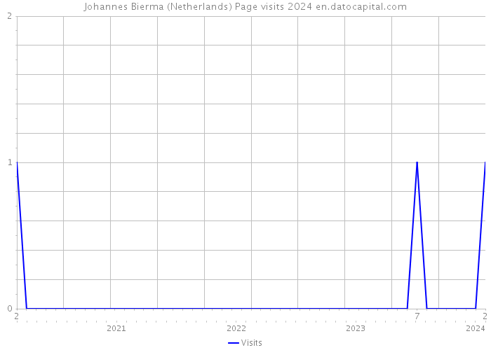 Johannes Bierma (Netherlands) Page visits 2024 