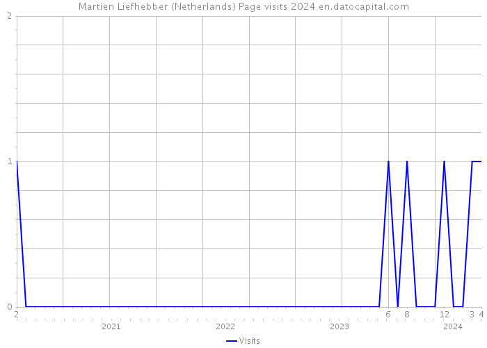 Martien Liefhebber (Netherlands) Page visits 2024 