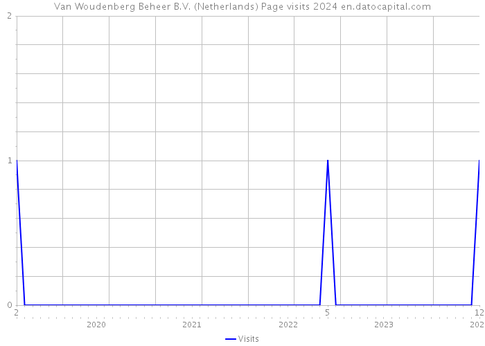 Van Woudenberg Beheer B.V. (Netherlands) Page visits 2024 