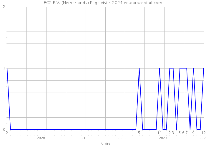 EC2 B.V. (Netherlands) Page visits 2024 