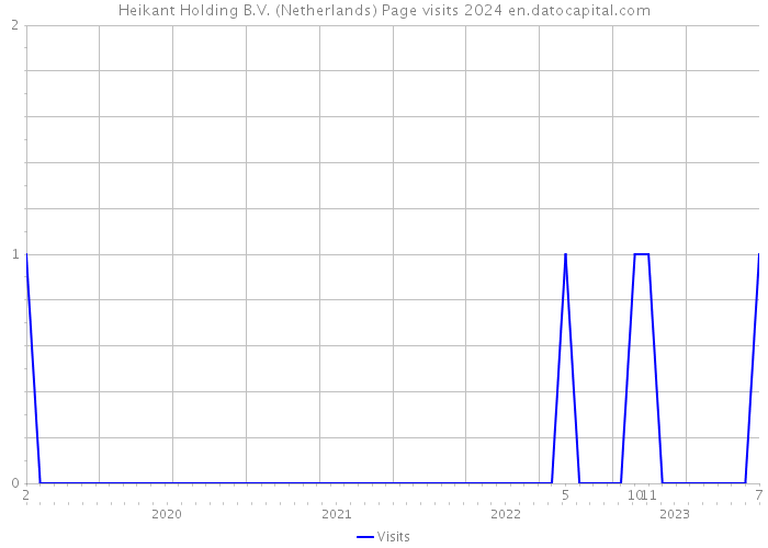 Heikant Holding B.V. (Netherlands) Page visits 2024 