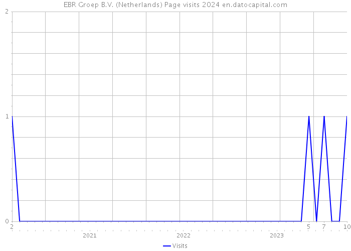 EBR Groep B.V. (Netherlands) Page visits 2024 