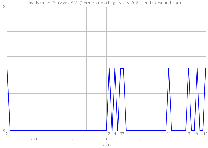 Involvement Services B.V. (Netherlands) Page visits 2024 