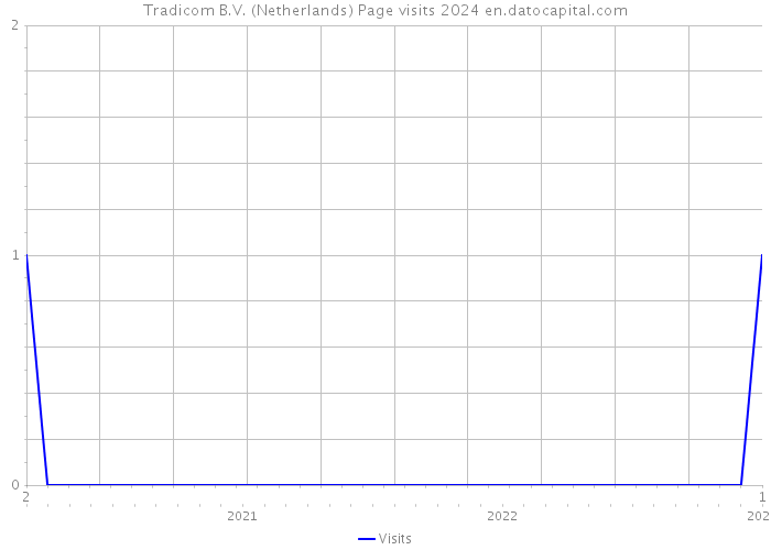 Tradicom B.V. (Netherlands) Page visits 2024 