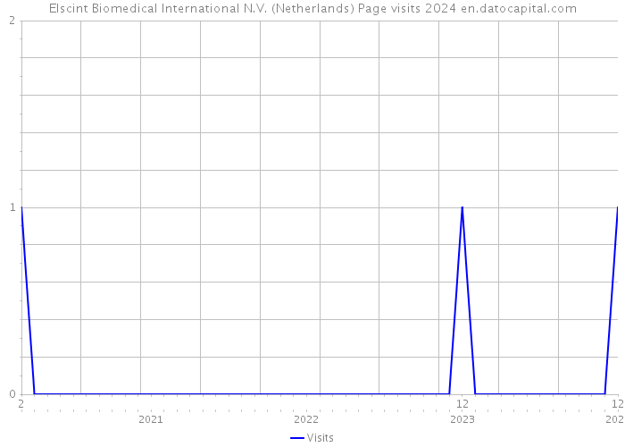 Elscint Biomedical International N.V. (Netherlands) Page visits 2024 