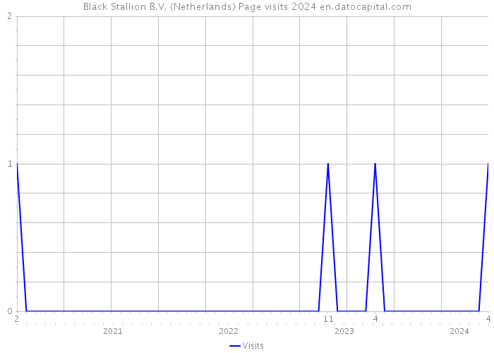 Black Stallion B.V. (Netherlands) Page visits 2024 