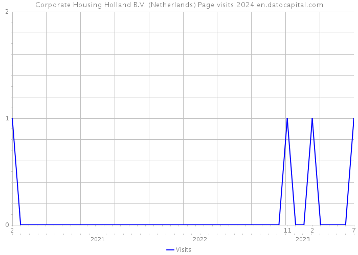 Corporate Housing Holland B.V. (Netherlands) Page visits 2024 