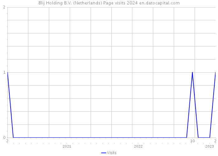 Blij Holding B.V. (Netherlands) Page visits 2024 