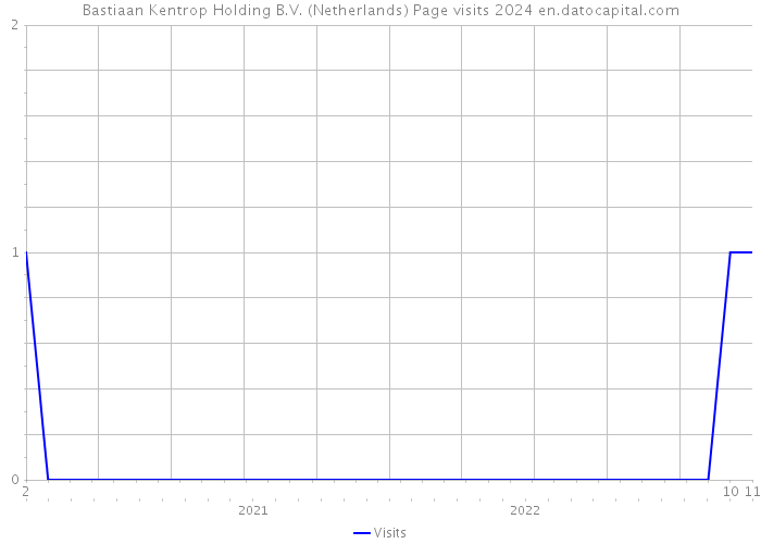 Bastiaan Kentrop Holding B.V. (Netherlands) Page visits 2024 