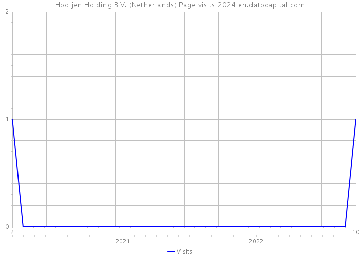 Hooijen Holding B.V. (Netherlands) Page visits 2024 