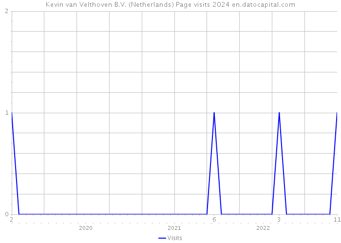 Kevin van Velthoven B.V. (Netherlands) Page visits 2024 