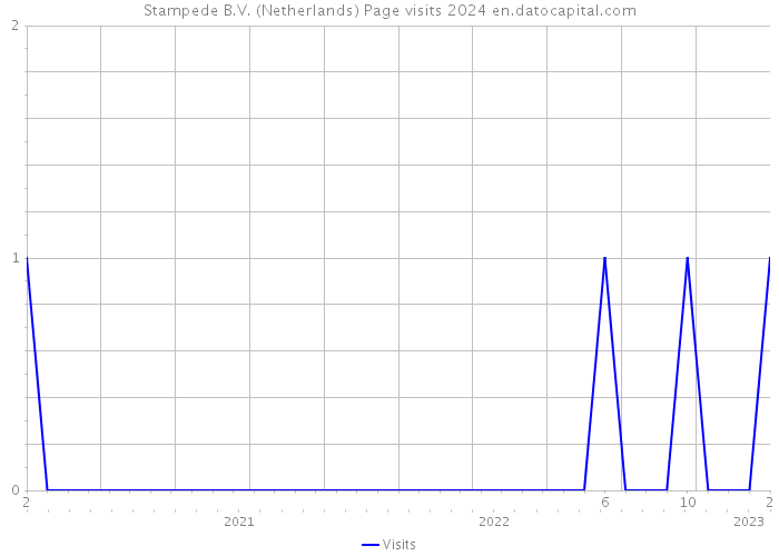 Stampede B.V. (Netherlands) Page visits 2024 