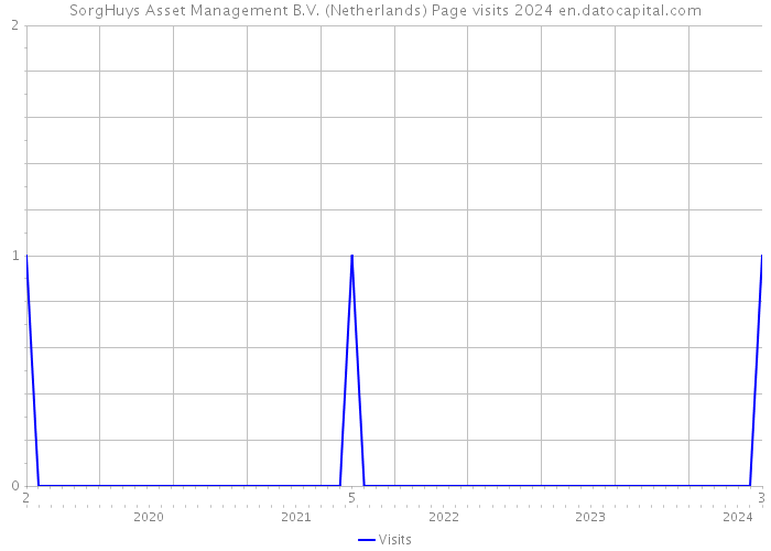 SorgHuys Asset Management B.V. (Netherlands) Page visits 2024 