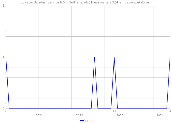 Lokatie Banden Service B.V. (Netherlands) Page visits 2024 