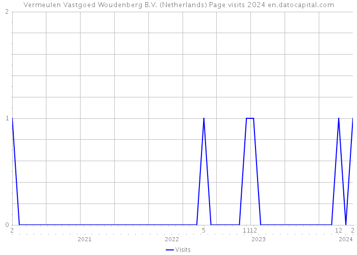 Vermeulen Vastgoed Woudenberg B.V. (Netherlands) Page visits 2024 