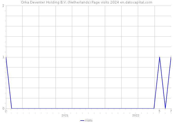 Orka Deventer Holding B.V. (Netherlands) Page visits 2024 