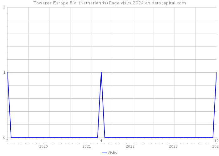 Towerez Europe B.V. (Netherlands) Page visits 2024 
