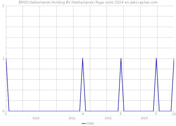 EPISO Netherlands Holding BV (Netherlands) Page visits 2024 