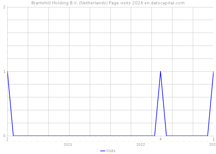 Bramshill Holding B.V. (Netherlands) Page visits 2024 