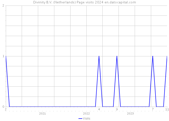 Divinity B.V. (Netherlands) Page visits 2024 