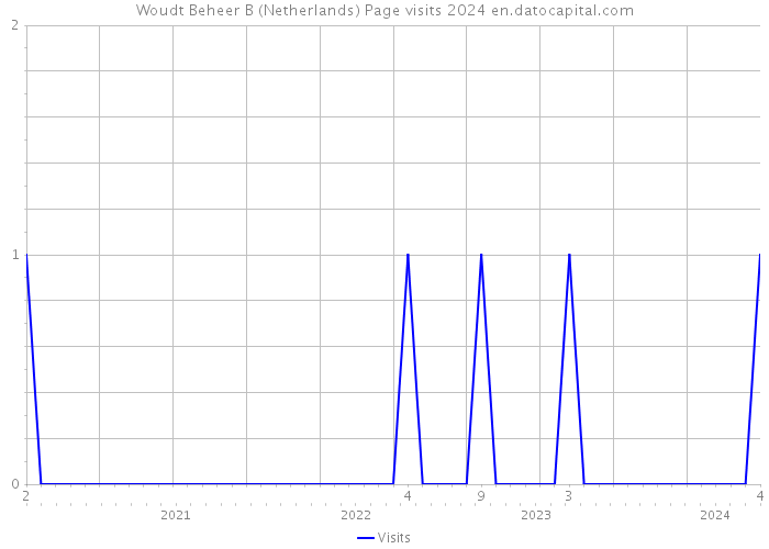 Woudt Beheer B (Netherlands) Page visits 2024 
