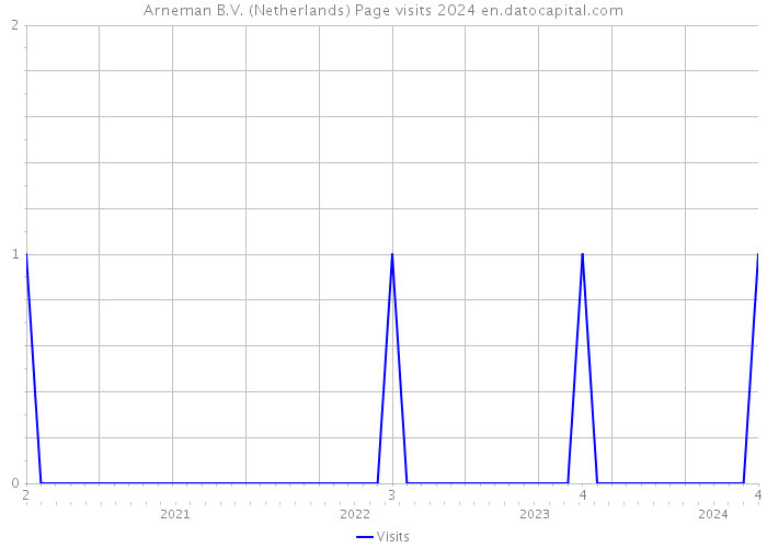 Arneman B.V. (Netherlands) Page visits 2024 
