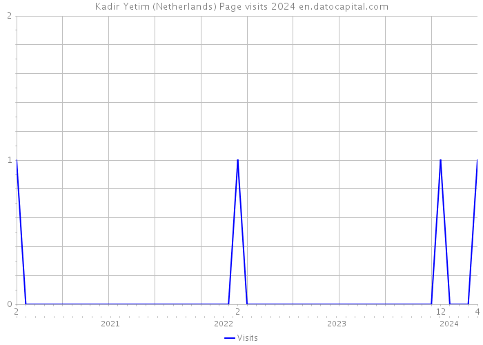 Kadir Yetim (Netherlands) Page visits 2024 