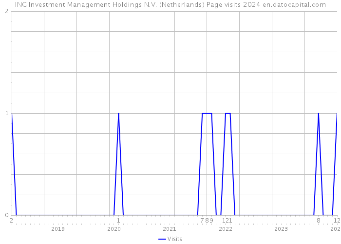 ING Investment Management Holdings N.V. (Netherlands) Page visits 2024 