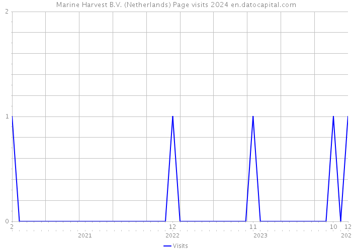 Marine Harvest B.V. (Netherlands) Page visits 2024 