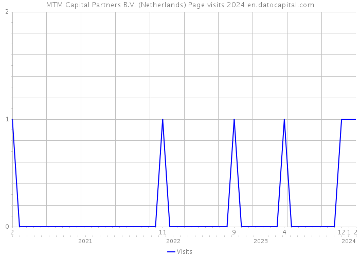MTM Capital Partners B.V. (Netherlands) Page visits 2024 